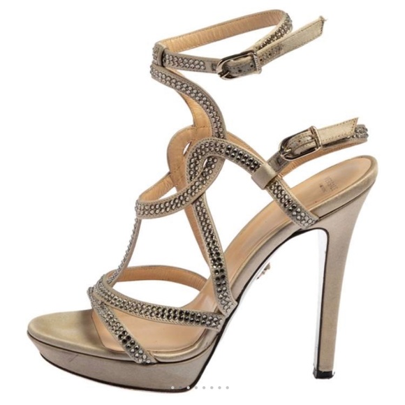 Versace heels with Swarovski crystals - Picture 6 of 15